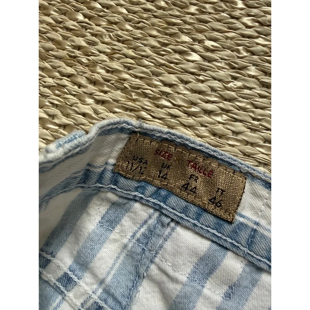 Vintage EXP Jeans Express Striped High Waisted Denim Shorts jorts‎ street wear